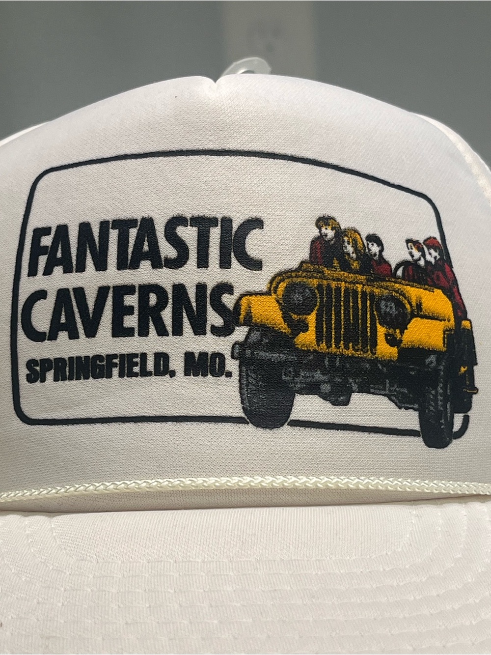 Otto Cap Fantastic Caverns Springfield MO Vintage Trucker Style Snapback Hat
